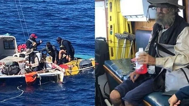 نجاة بحار استرالي بعد صراع مع المحيط لمدة شهرين .. فيديو