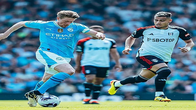 مانشستر سيتي يتصدر البريميرليج برباعية أمام فولهام