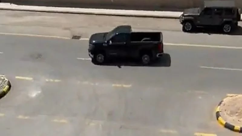 ضبط مفحط ظهر في محتوى مرئي بالرياض