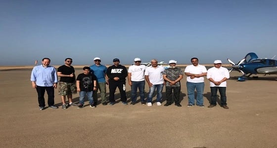 بالصور.. نادي الطيران السعودي يختتم رحلة فوق هام السحب
