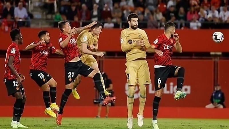 برشلونة يتفوق على ريال مايوركا ويتصدر الليجا مؤقتًا