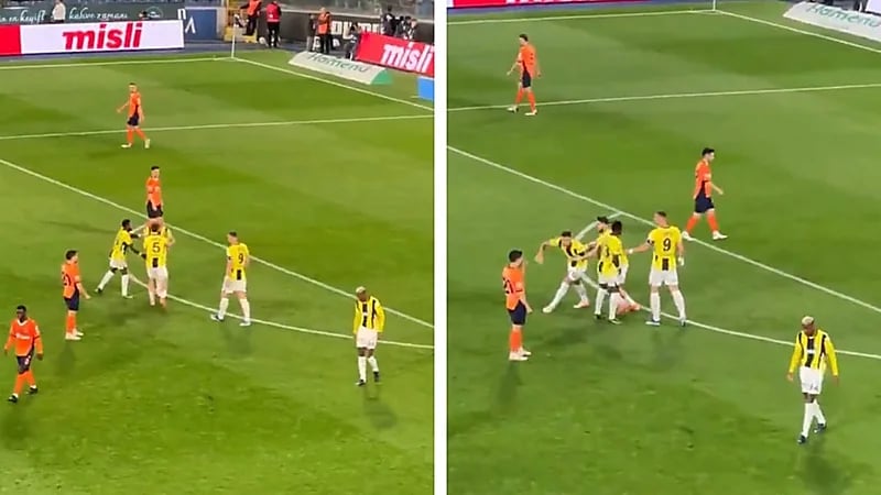 اشتباك بين تاليسكا وزميله في الدوري التركي .. فيديو