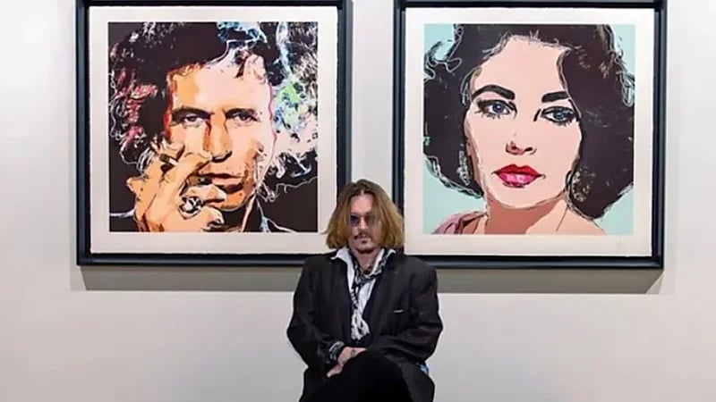 الأموال تنهمر على جوني ديب بعد بيعه لمجموعة رسوم نفذها بالكمبيوتر