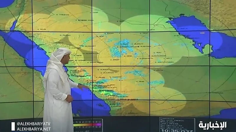 بالفيديو.. توقعات لأمطار رعدية مصحوبة برياح نشطة على بعض المناطق
