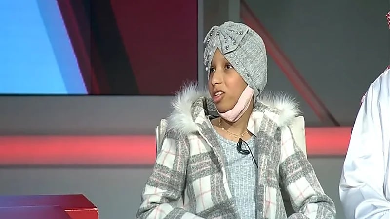 بالفيديو.. أريام الإمام ابنة الـ 10 سنوات تتحدى السرطان