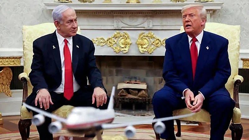 ترامب يلتقي نتنياهو مجددًا في البيت الأبيض لمناقشة الوضع في غزة