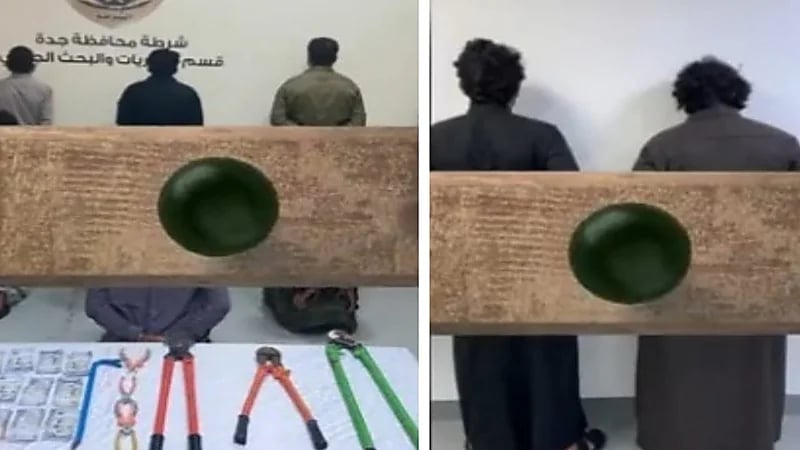 شاهد.. سقوط مجرمين في قبضة رجال الأمن 