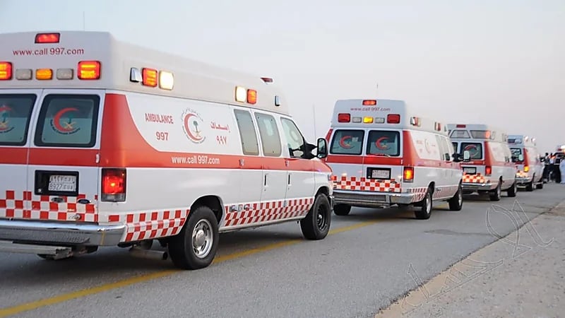 وفاة معلمين وإصابة 4 في حادث تصادم على طريق نجران عسير