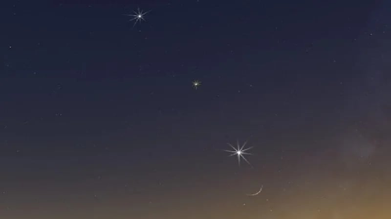 "فلكية جدة": القمر يزور 3 كواكب يمكن رؤيتهم بالعين المجردة