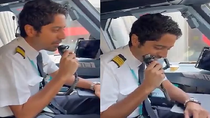 بالفيديو.. كابتن طيار يوجه رسالة لوالده بعد تقاعده : "سأقابلك في البيت"