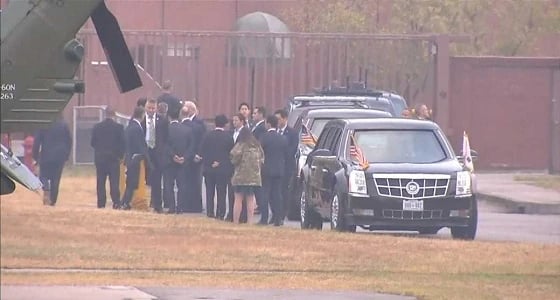 الطقس يمنع الرئيس الأمريكي من زيارة كوريا الشمالية