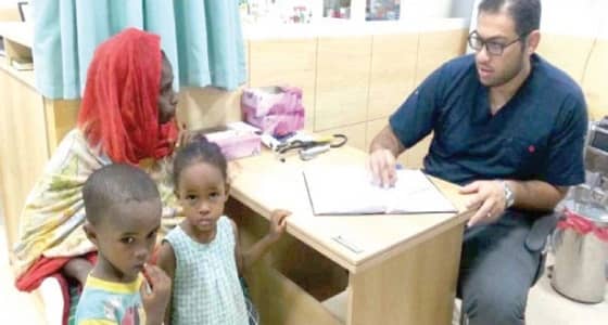 عيادات مركز الملك سلمان تغيث 1850 لاجئاً يمنياً بجيبوتي