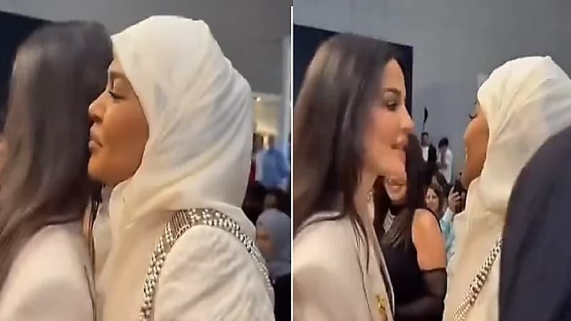 وعد برفقة نادين نجيم في أول ظهور لها بعد الحجاب .. فيديو