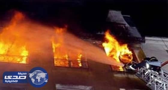 نشوب حريق في فندق بالمنطقة المركزية