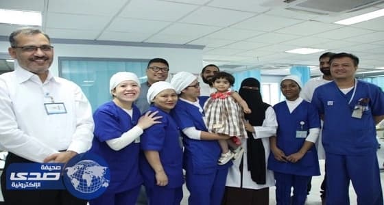 انهاء معاناة طفلة حرمت من التنفس بسعود الطبية