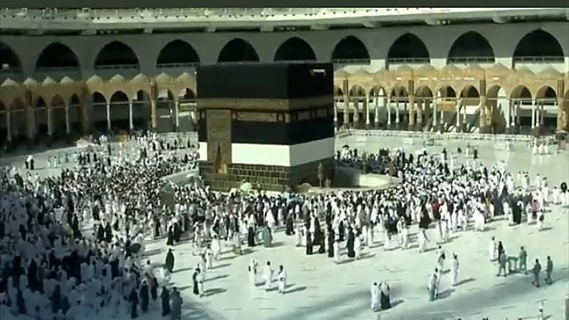 بالفيديو.. الأفواج الأخيرة من الحجاج يؤدون طواف القدوم قبل يوم التروية