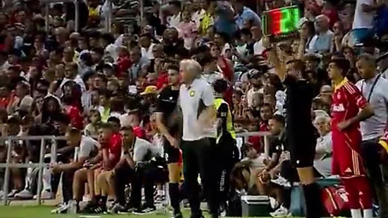 غضب جيسوس على سعد حقوي خلال اللقاء الودي للنصر ضد ريو آفي.. فيديو