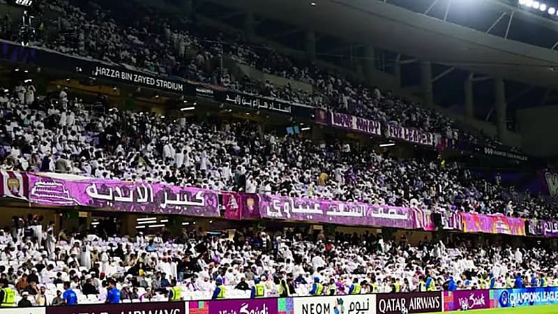 العين ينفي شائعة إصابة أحد المشجعين بكسر في اليد بالرياض