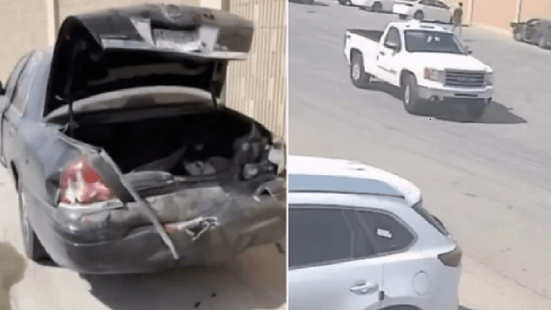 "بسبب خلاف".. تصادم متعمد بالمركبات وسط مكان عام بالمملكة