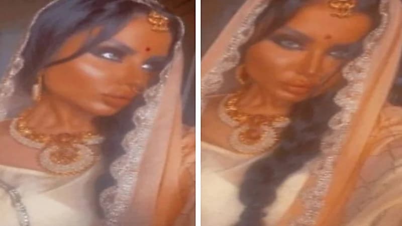 حليمة بولند تفاجئ جمهورها بإطلالة هندية وتثير ضجة بارتداء الساري