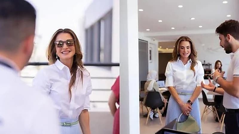 إطلالة صيفية جديدة للملكة رانيا في آخر ظهور لها .. صور