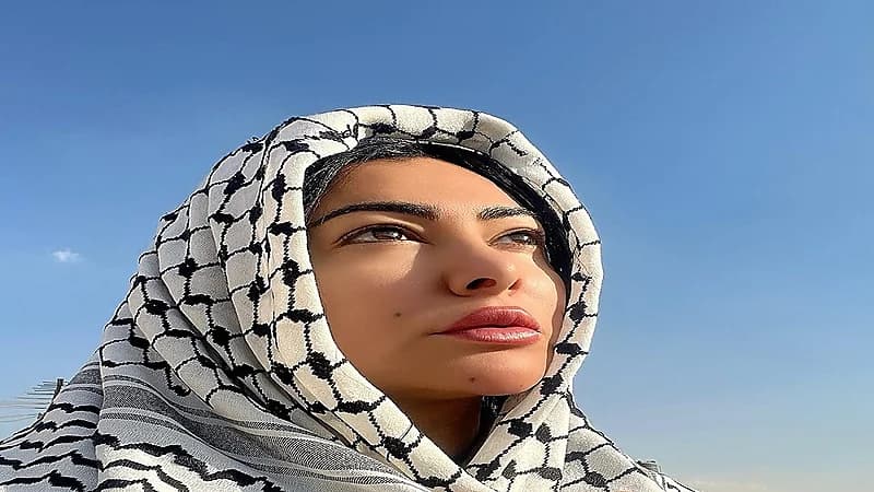 هكذا تفاعلت ميرهان حسين مع الأحداث في غزة..صور