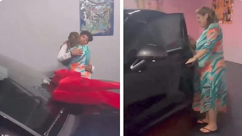 رونالدو يهدي والدته سيارة بمناسبة يوم ميلادها .. فيديو