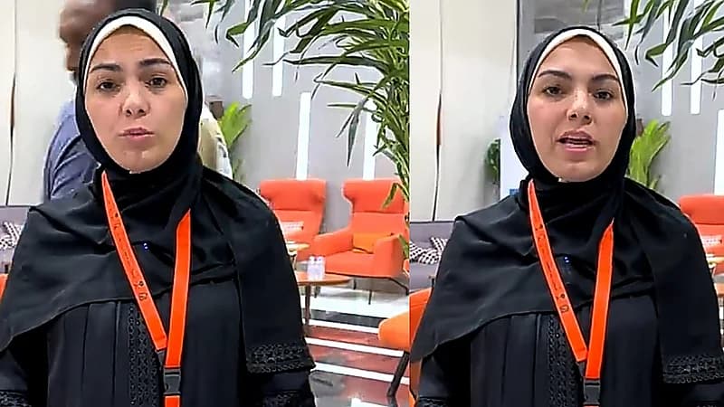 حاجة فلسطينية ضمن ضيوف برنامج خادم الحرمين الشريفين تروي قصة فقدان عائلتها .. فيديو