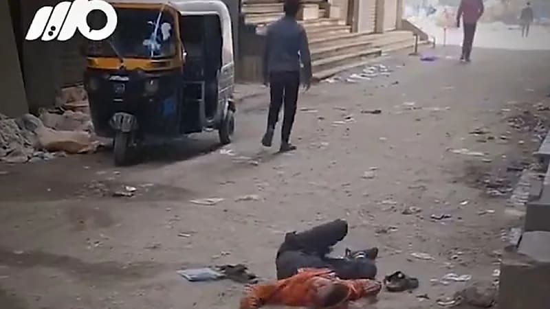 شابان تحت تأثير المخدرات يثيران الذعر .. فيديو