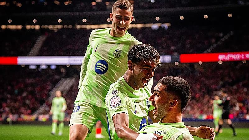 برشلونة يبلغ نهائي كأس ملك إسبانيا بالفوز على أتلتيكو مدريد