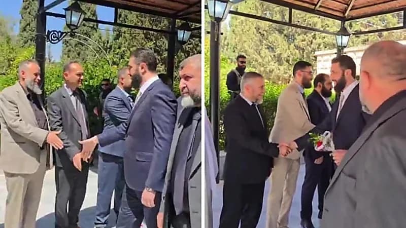 الشرع يزور درعا لأول مرة منذ توليه رئاسة سوريا .. فيديو