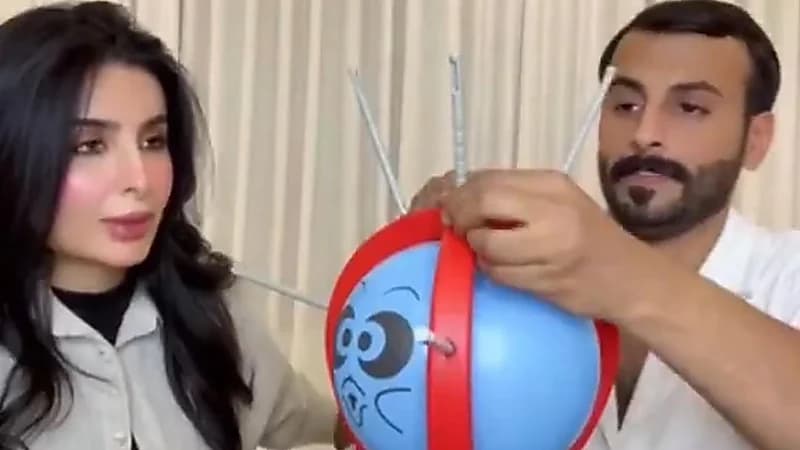 سعيد يخسر لعبة الترند الجديد أمام صالحة ويمنحها500 ريال.. فيديو