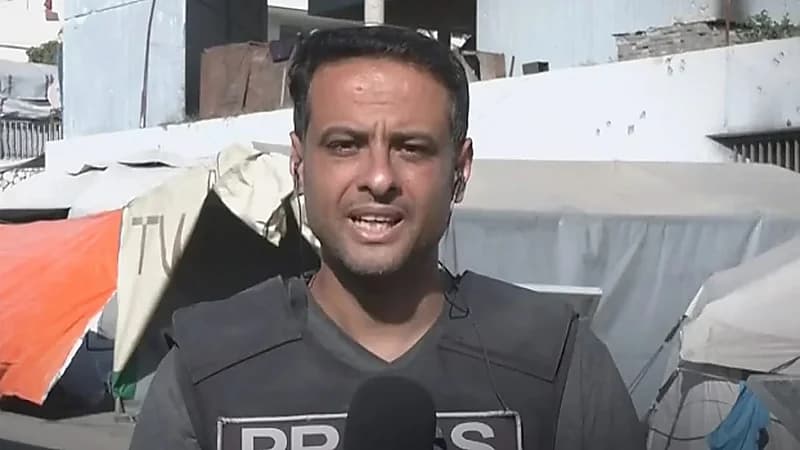 إصابة مراسل الإخبارية بشظايا خلال قصف إسرائيلي .. فيديو