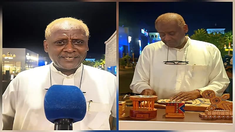 عبدالله الفرج يوثق 36 عامًا من فن النحت على أخشاب القصيم.. فيديو