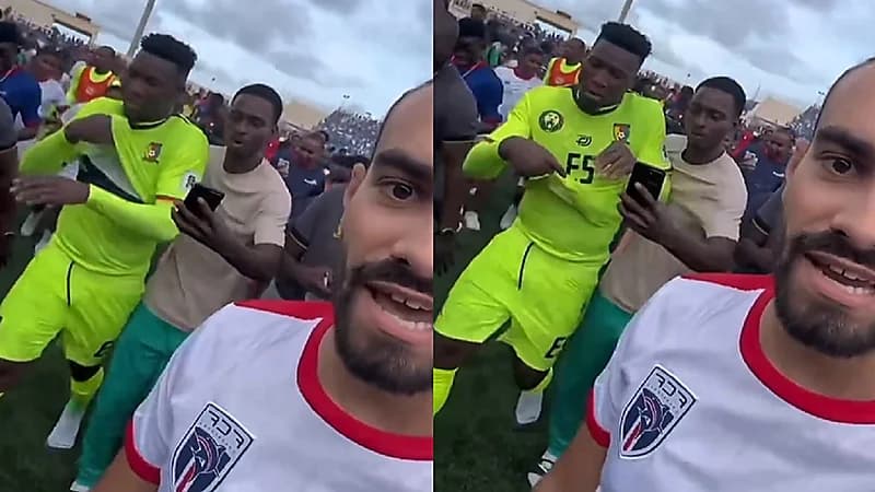 لحظة اعتداء أندريه أونانا على مشجع .. فيديو