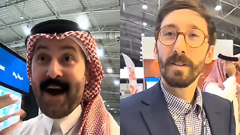 زائر أمريكي يثير الإعجاب بتحدثه باللهجة السعودية خلال فعالية بالمملكة .. فيديو