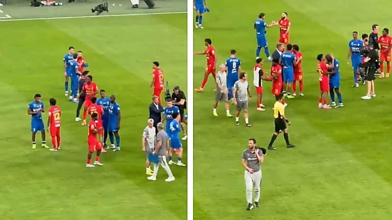 مصعب الجوير يقدم اعتذاره لكوليبالي عقب لقاء القادسية.. فيديو