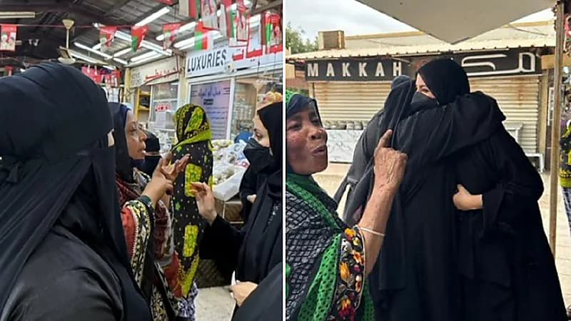 سيدة الجليلة تزور سوق الحافة بصلالة وتلتقي النساء العاملات.. صور