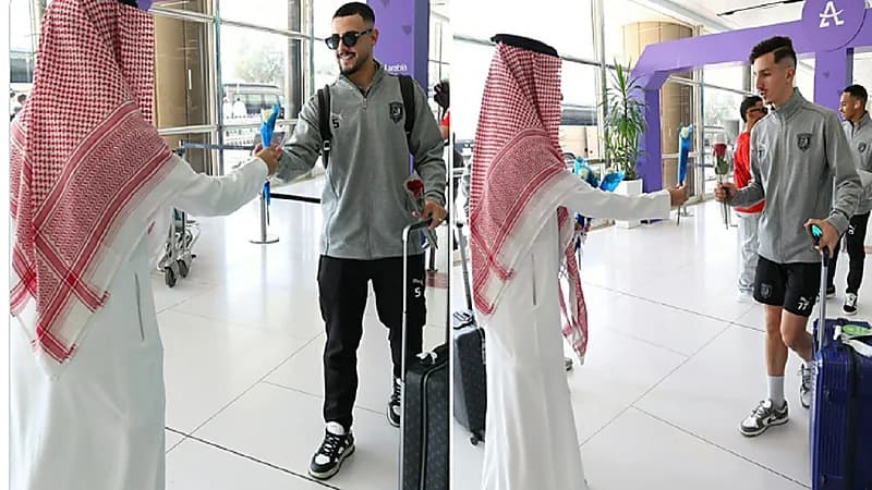 بعثة الدحيل تصل إلى الرياض استعدادًا لمواجهة الهلال