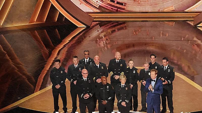 تكريم رجال الإطفاء الذين حاربوا حرائق لوس أنجلوس في أوسكار 97