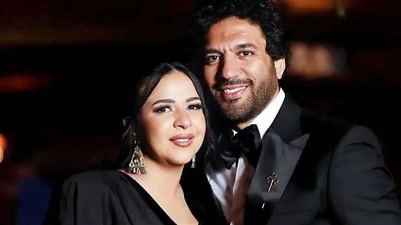 إيمي سمير غانم وحسن الرداد يستقبلان مولودتهما الجديدة