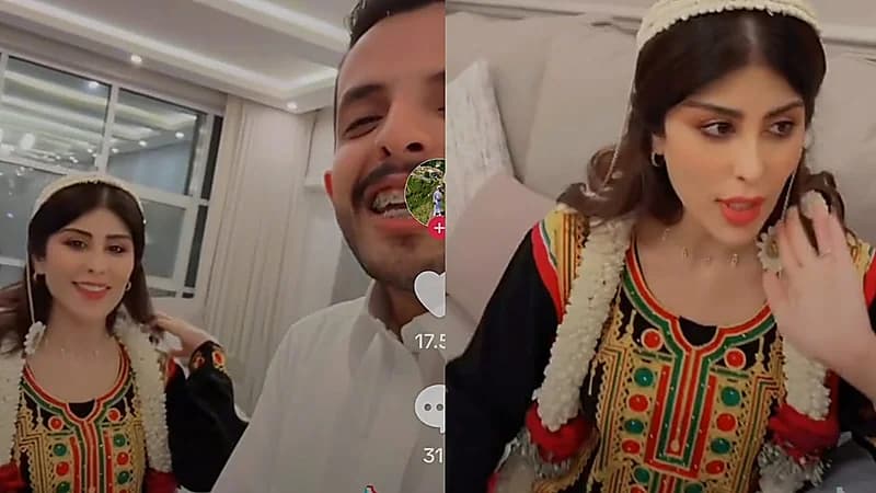 مسنة تقذف بسام الفيفي بالوسادة بعد. تغزله بـ زارا البلوشي .. فيديو