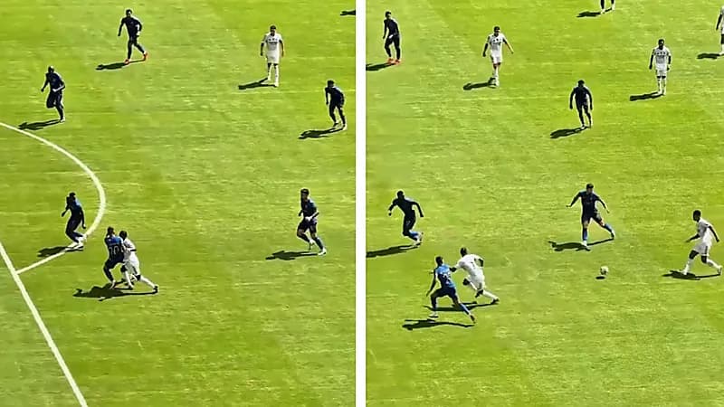 المسند يفسر سبب قِصر ظل اللاعبين في مباراة الهلال وريال مدريد .. فيديو