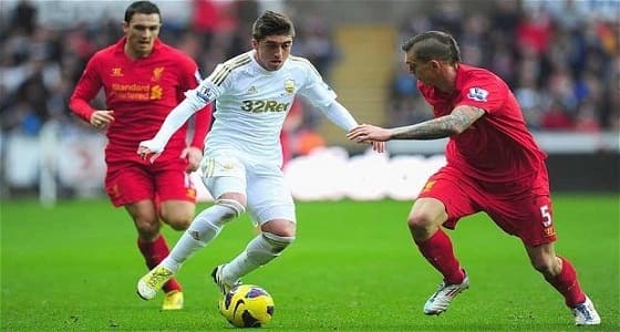 سوانزي سيتي يهزم ليفربول بهدف نظيف