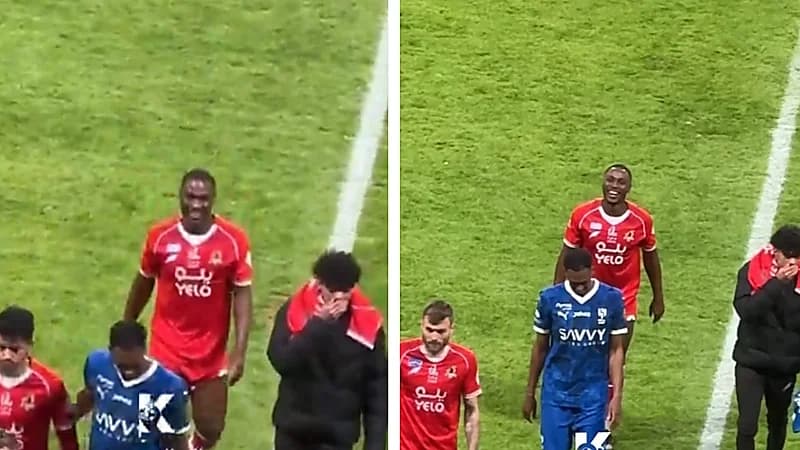 ردة فعل مفاجئة لإيغالو عقب خسارة الوحدة أمام الهلال .. فيديو