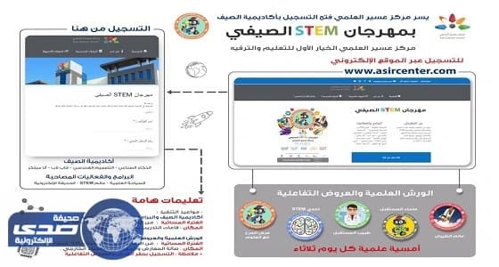 مهرجان صيفي للعلوم والتقنية بتعليم عسير