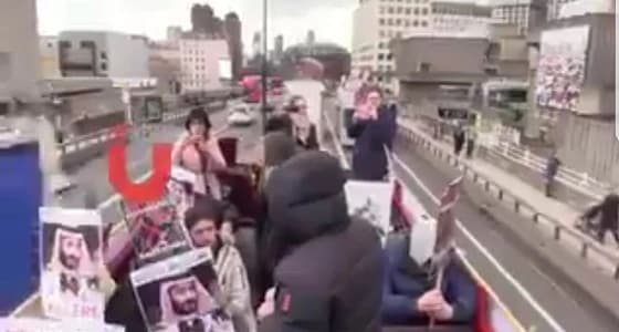 ولي العهد يشعل حقد قطر.. المرتزقة وبائعات الهوى في تظاهرات وهمية مسيئة للمملكة