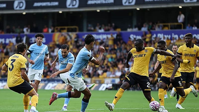 مانشستر سيتي يسحق وولفرهامبتون برباعية نظيفة