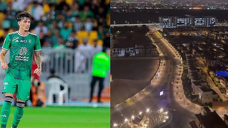 ردة فعل زوجة مدافع الأهلي إيبانيز على صوت الأذان في جدة .. فيديو