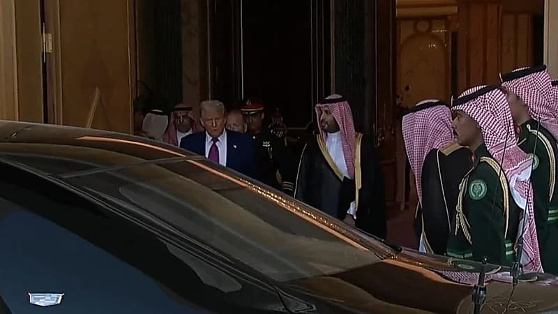 ولي العهد يودع ترامب عقب ختام القمة السعودية الأمريكية.. فيديو